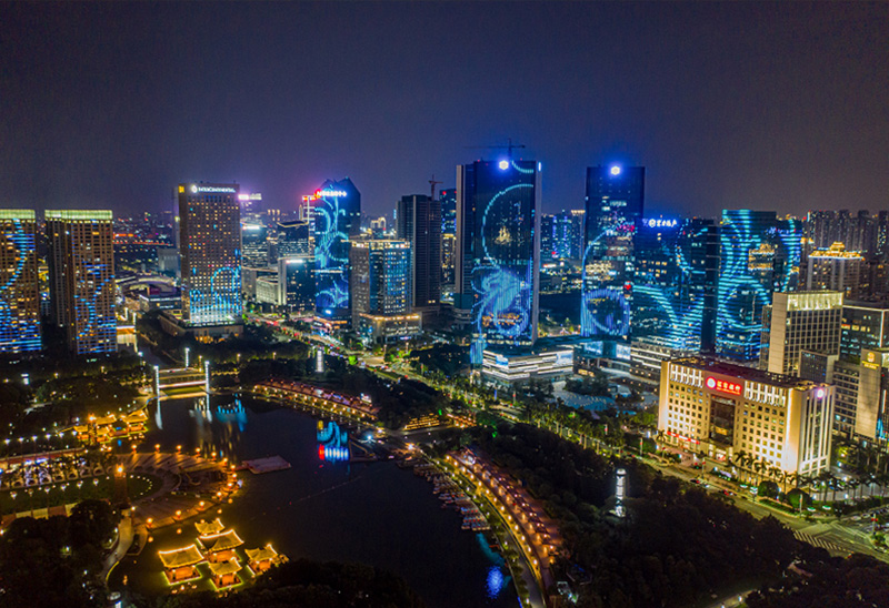 【文旅项目】灯湖起明月，声光秀南海｜锐丰智能