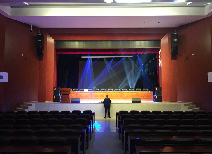 长庆油田临潼培训基地多功能厅声光电系统工程