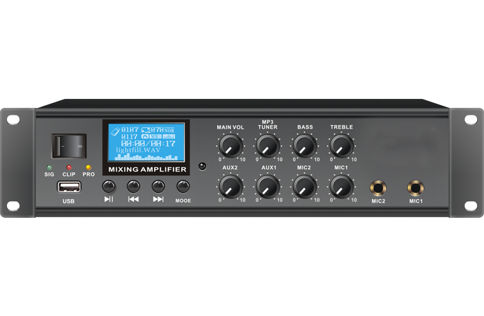 带MP3、收音、蓝牙及显示屏功率放大器