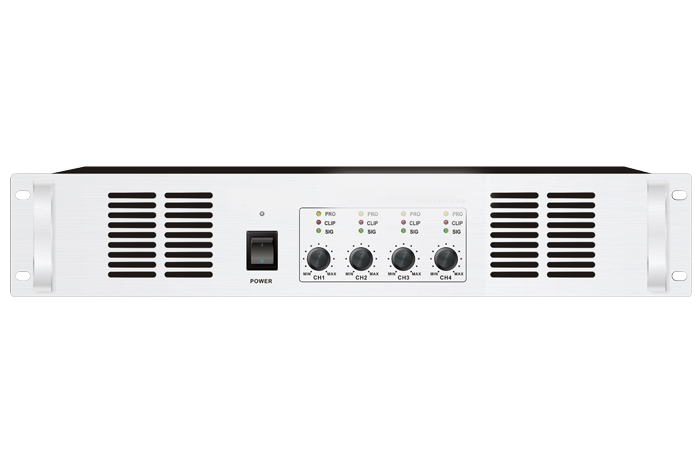 GF系列四通道纯后级功率放大器