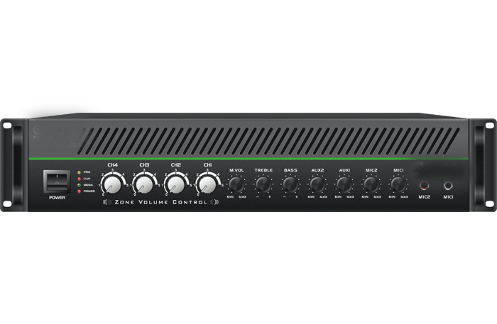 GT系列 带四分区独立音量控制合并式功放