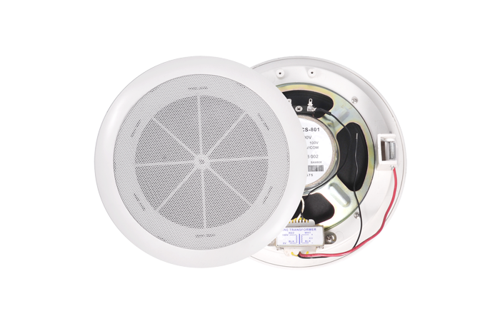 喷塑钢网吸顶喇叭 801