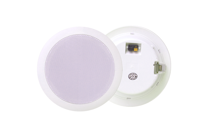 喷塑钢网带后罩天花喇叭  607